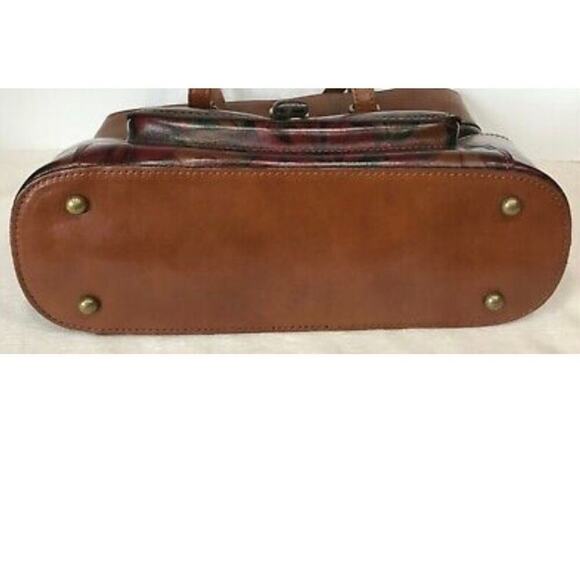 PATRICIA NASH “BOLSENA TOTE” HANDMADE LEATHER ENGLISH MUMS DESIGN SHOULDER tote - Picture 9 of 9